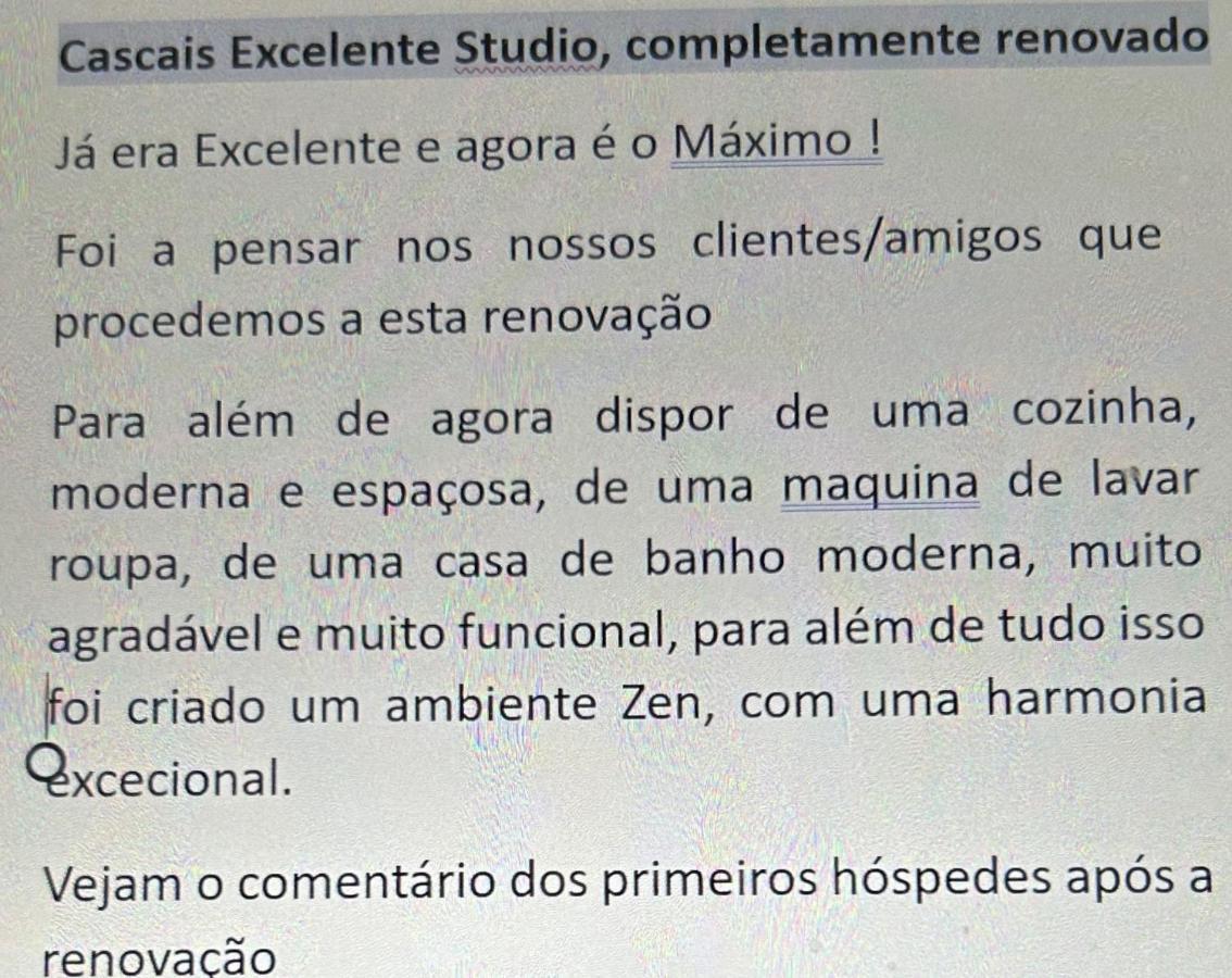 Cascais Excellent Studio Εξωτερικό φωτογραφία